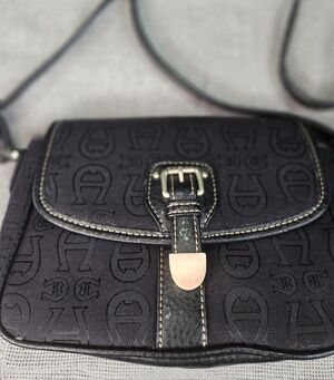 Etienne Aigner Black Crossbody Bag